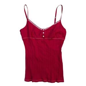 Y2K Aeropostale Pink Babydoll Henley Top Womens Jrs XL Festival Fairy 2000s